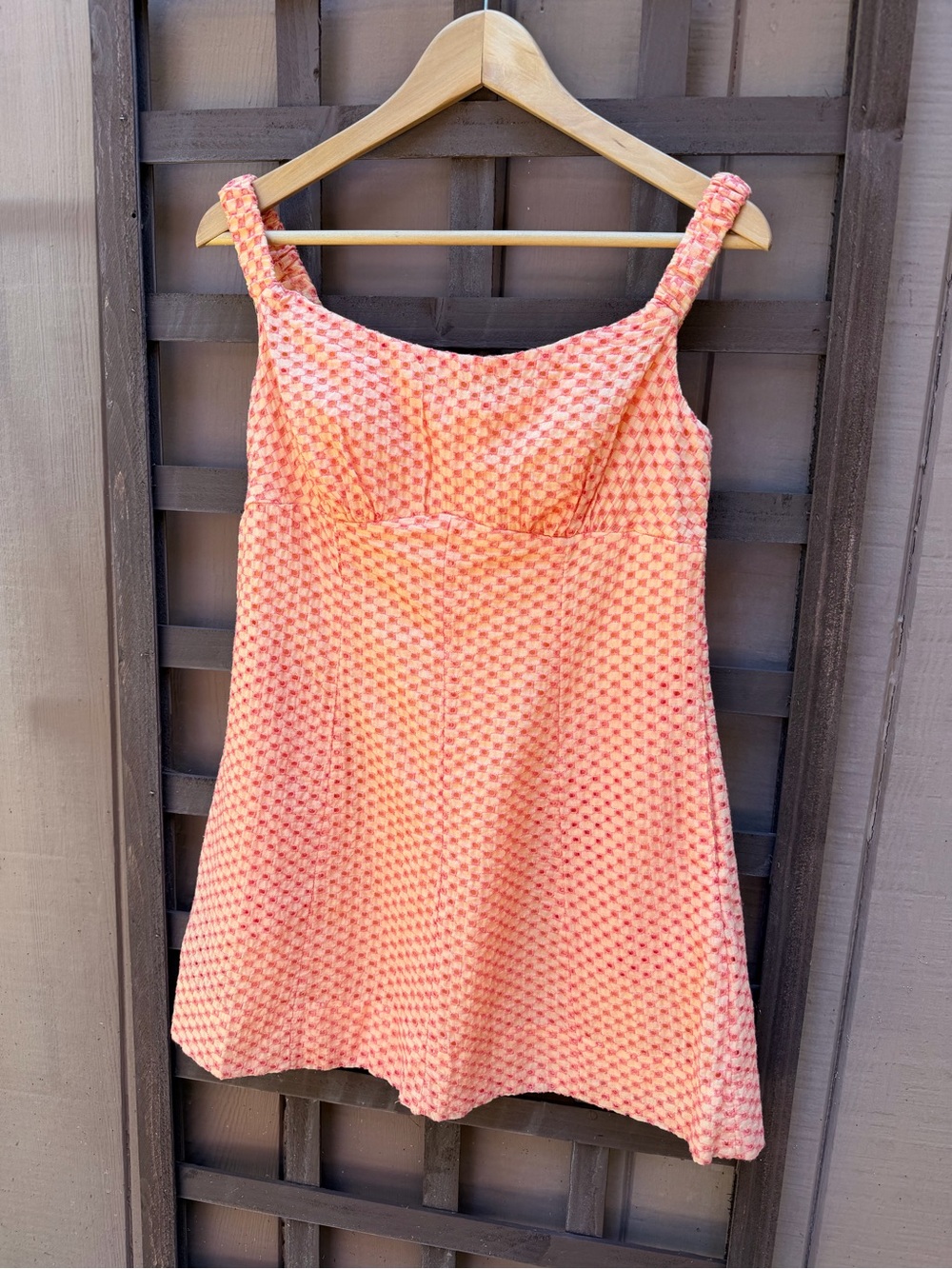 Free People Berry Kiss Mini Dress in Peach M *Price Firm*